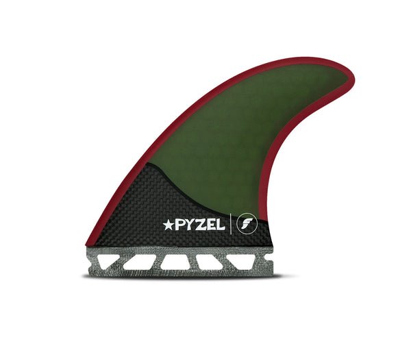 FUTURES PYZEL MEDIUM THRUSTER GREEN/RED
