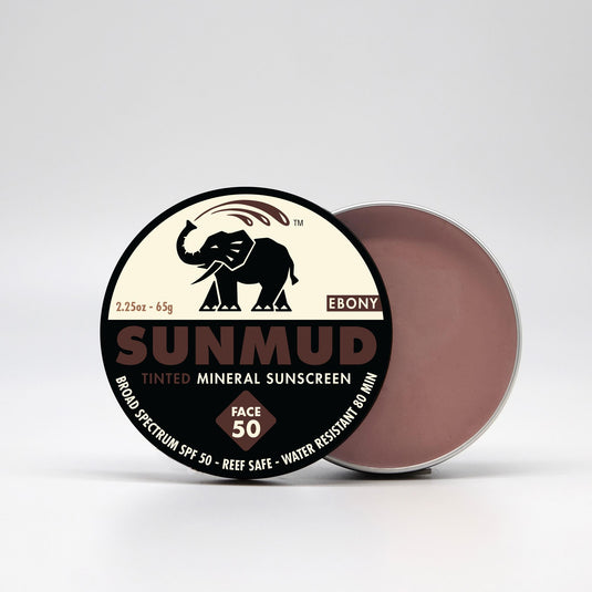 SUNMUD TINTED SUNSCREEN TIN & FACESTICK TINTED SPF50 1oz.