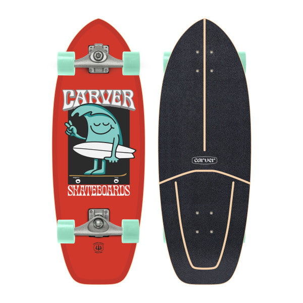 CARVER 28” C5 WAVY DAVY MINI SURFSKATE COMPLETE