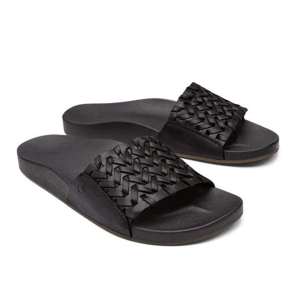 WOMENS OLUKAI KAMOLA BLACK / BLACK
