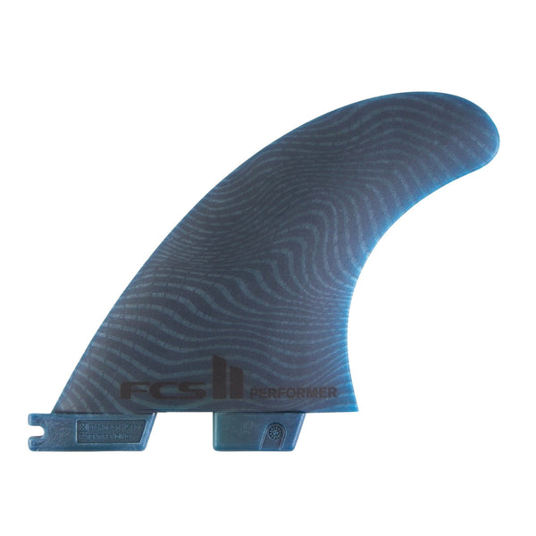FCS II PERFORMER MEDIUM NEO GLASS ECO QUAD FINS PACIFIC BLUE