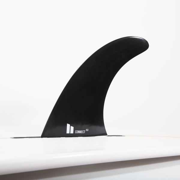 FCS II CONNECT GF BLACK 8" LONGBOARD FIN