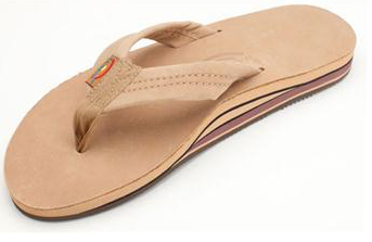 MENS  RAINBOW SIERRA BROWN LEATHER DOUBLE