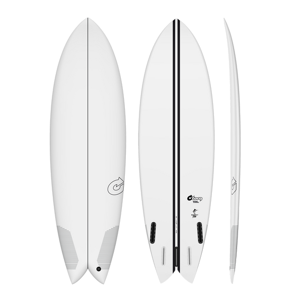 7'6 TORQ TEC BIGBOY FISH 22 3/4” x 3 3/8” 66.3L FUTURES (WHITE)