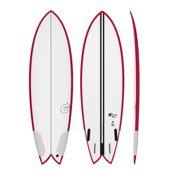 6'10 TORQ TEC BIGBOY FISH 22 1/4” x 3 1/8” 54.8L FUTURES (BERRY RAILS)