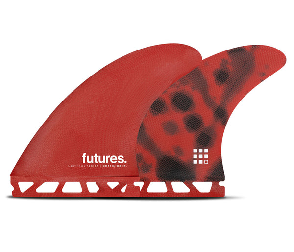 FUTURES COFFIN FG MEDIUM THRUSTER RED/BLACK