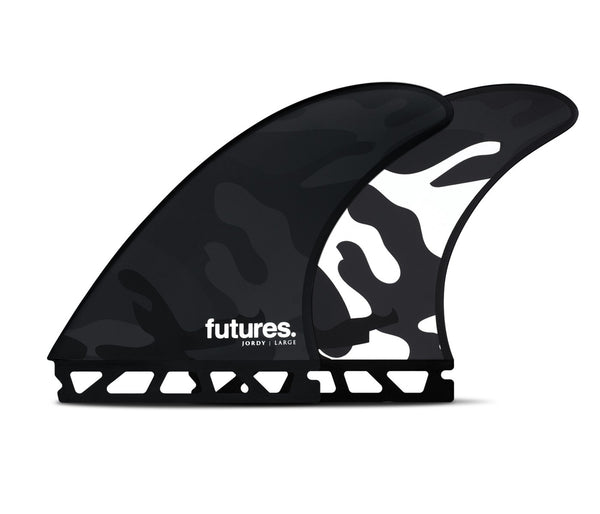 FUTURES JORDY LARGE HC THRUSTER BLACK WHITE CAMO