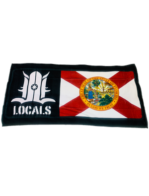 FLORIDA LOCALS LARGE BEACH TOWEL