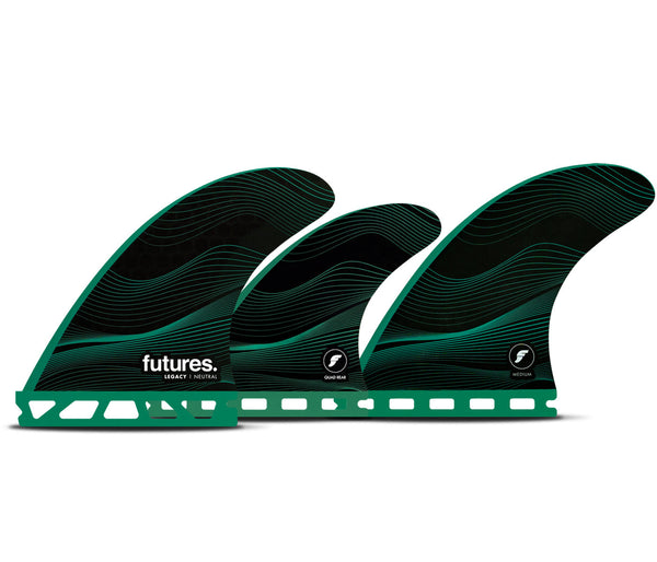 FUTURES LEGACY F6 HC 5 FIN GREEN