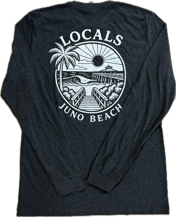 LOCALS VINTAGE PIER L/S CHARCOAL