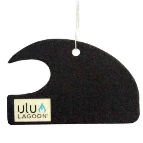Black Mini Wave Air Freshener-Coconut Surf Scent