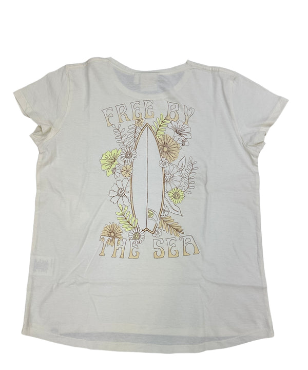LOCALS WOMENS FREE BY THE SEA TEE
