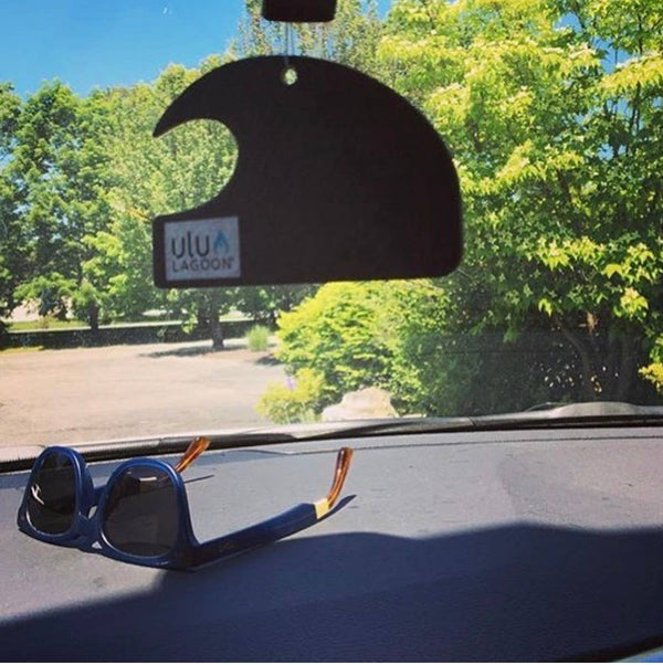 Black Mini Wave Air Freshener-Coconut Surf Scent
