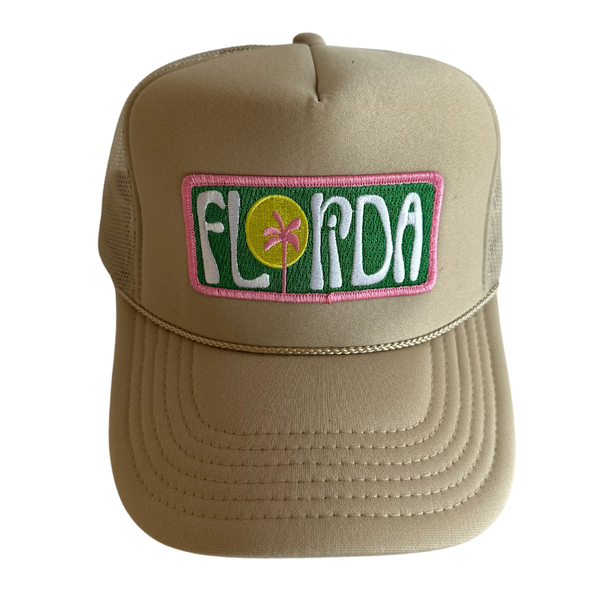 Florida Patch Trucker Hat