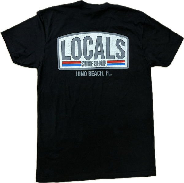 LOCALS LAMINATE YOUTH TEE-BLK