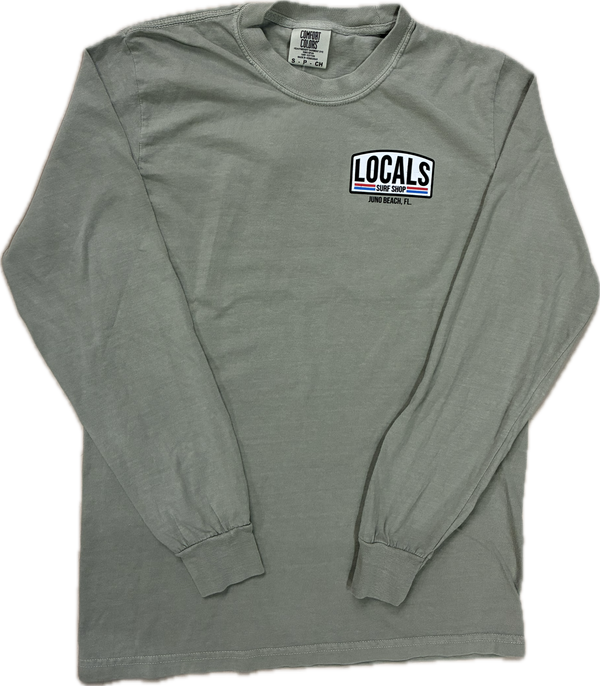 LOCALS LAMINATE GARMENT DYED L/S SAND STONE