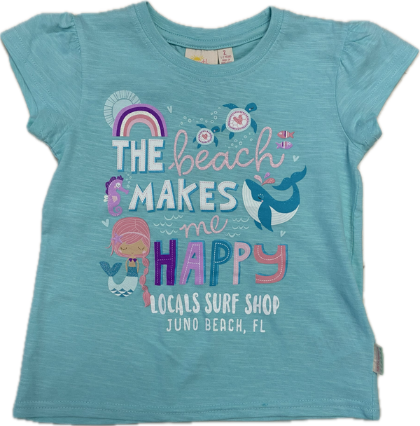 GIRLS T - HAPPY BEACH