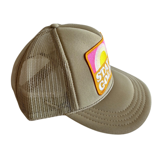 LOCAL BEACH Stay Golden Kids Trucker Hat