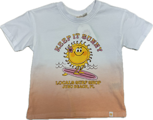 LOCALS GIRLS KEEP IT SUNNY TEE FADE