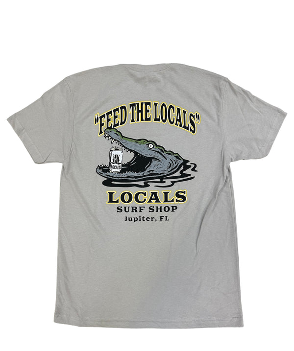 "FEED THE LOCALS" TOO SUEDED CREW