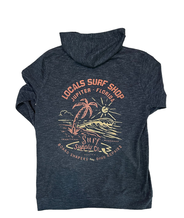 LOCALS MENS SHAPERS BAY LIGHT WEIGHT HOODIE