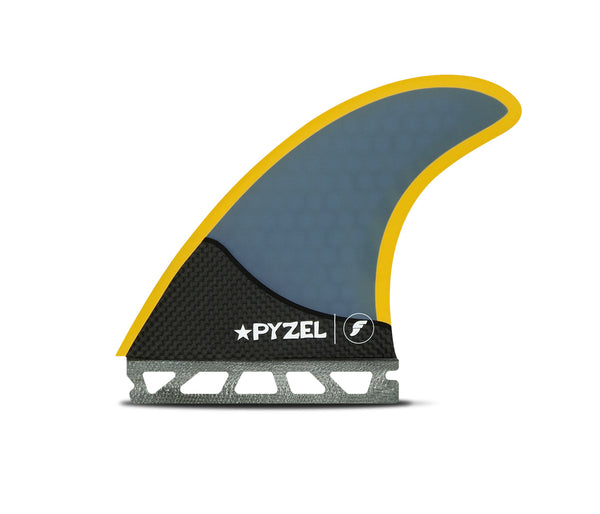 FUTURES PYZEL LARGE THRUSTER BLUE/YELLOW
