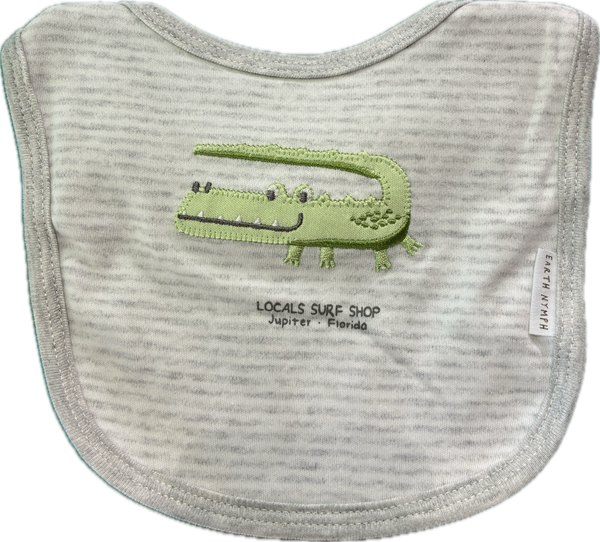 BABY BOYS BIB- CROC