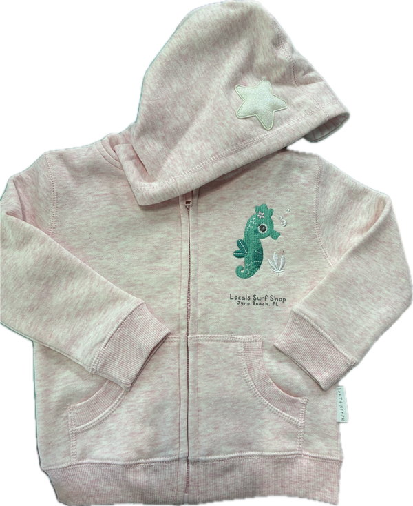 BABY GIRLS HOODY SEAHORSE