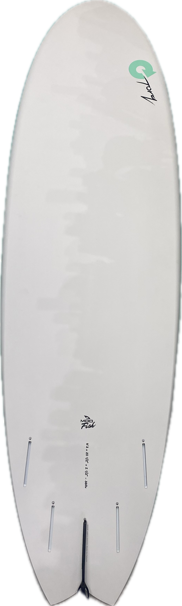 6'3 TORQ FISH HI WATT  20 1/2” x 2 1/2” 36L TURQUOISE