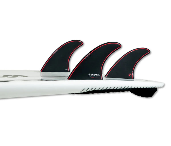 FUTURES JORDY LARGE HC THRUSTER BLACK/RED