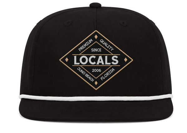 LOCALS BADGE SEMI STRUCTURED BLACK