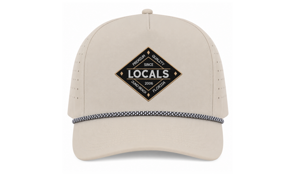 LOCALS BADGE GOLF HAT NATURAL