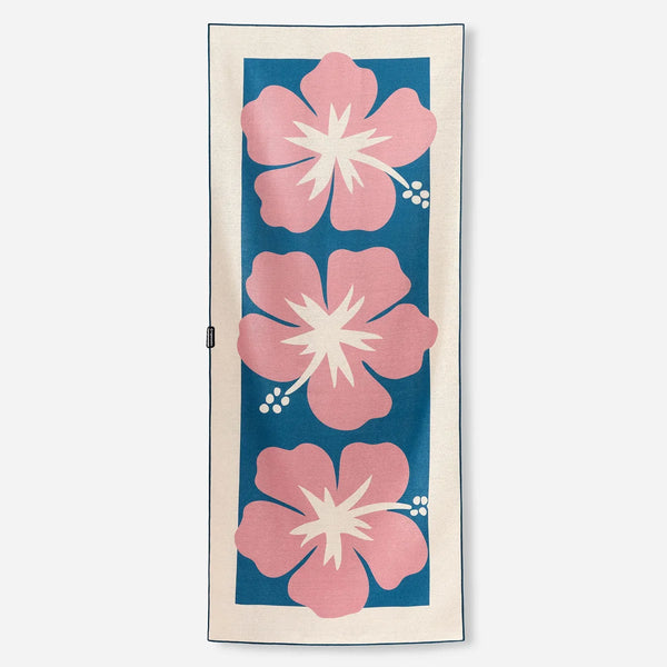NOMADIX ALOHA BLOOM TEAL OCEAN TOWEL