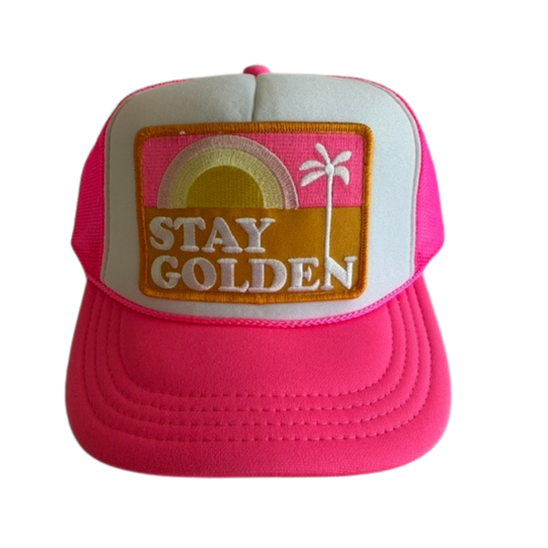 LOCAL BEACH Stay Golden Kids Trucker Hat