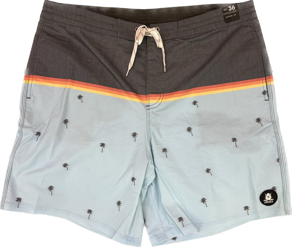 LOCALS STRAND BOARDSHORTS W/SIDESEAM POCKETS & REAR ZIPPERED POCKET NAVY