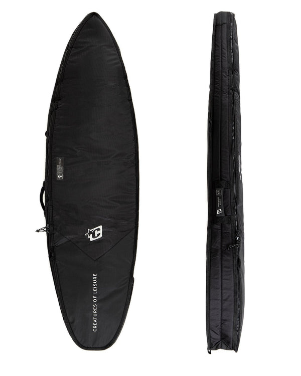CREATURES OF LEISURE 6'3 SHORTBOARD DOUBLE BLK/SILVER
