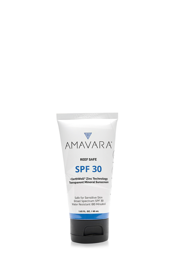 AMAVARA SPF 30 TRANSPARENT LOTION  WITH EARTHWELL ZINC TECHNOLOGY