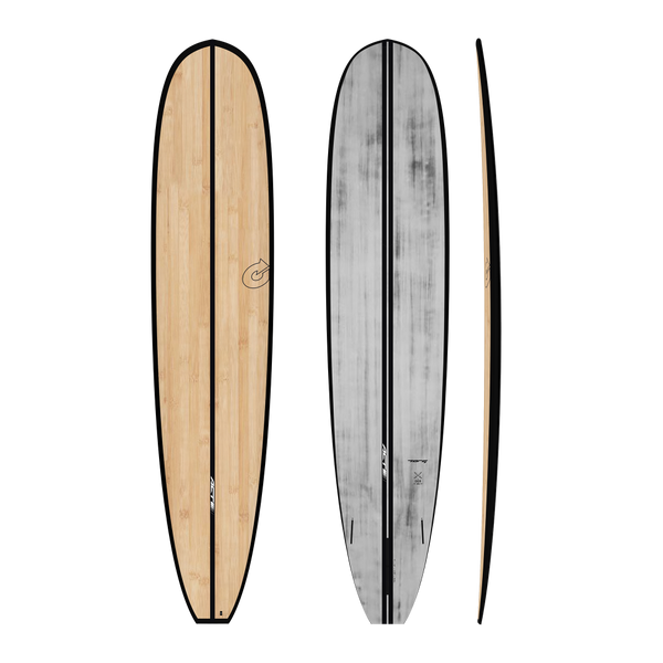 9'1 TORQ ACT DON NOSERIDER 23” x 3 1/8”	- 77L FUTURES BLACK/BAMBOO