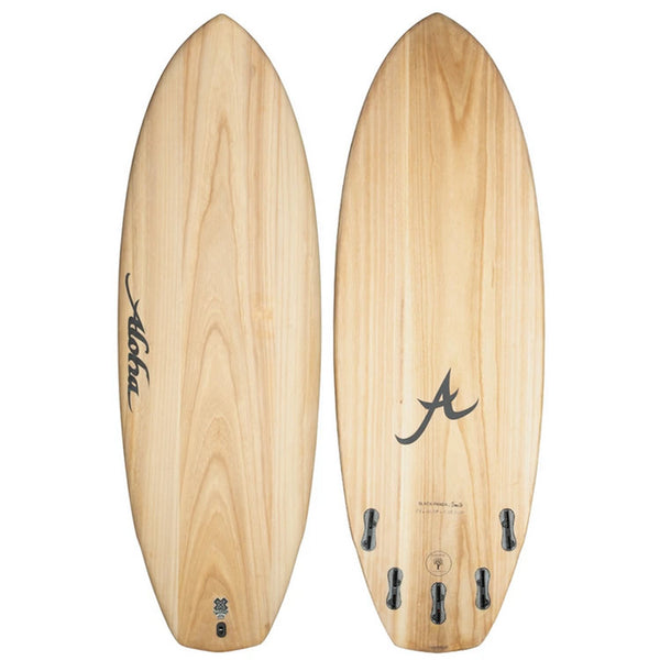 Aloha surfboard black panda ecoskin 5’6”