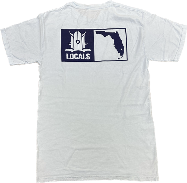 LOCALS FLORIDA BOARDERS GARMENT DYED TEE SOOTHING BLUE