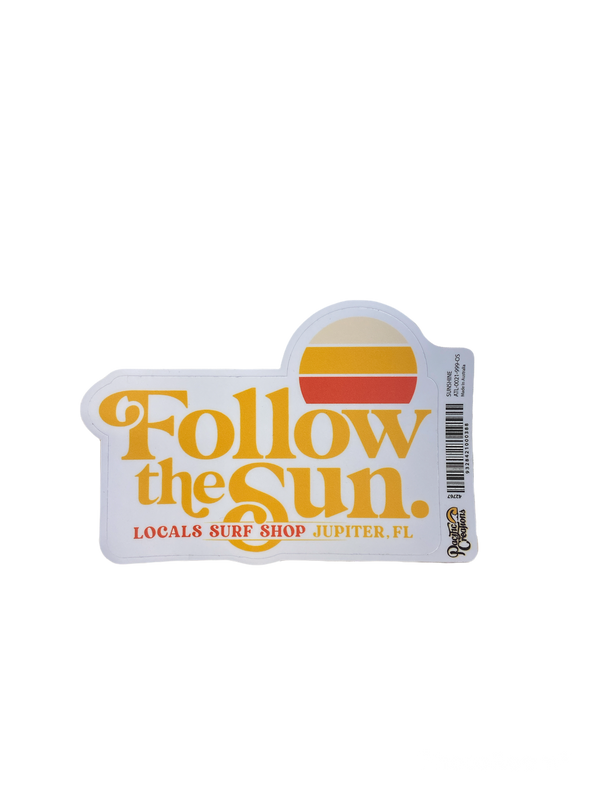 LOCALS SURF SHOP STICKERS 4-5"