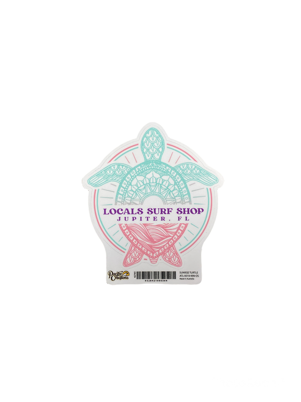 LOCALS SURF SHOP STICKERS 4-5"