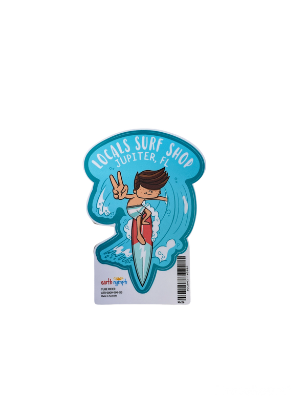 LOCALS SURF SHOP STICKERS 4-5"